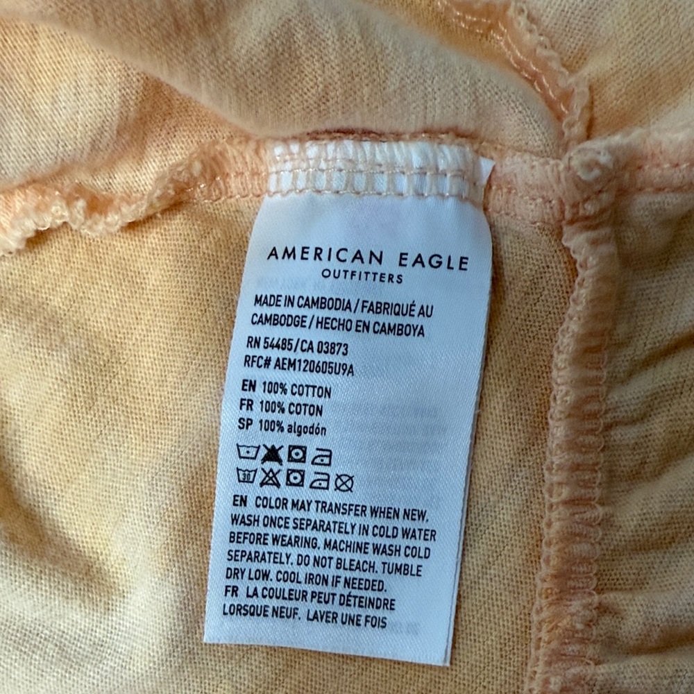 Peach Ruffle Hem Cami Top - Picture 4 of 4